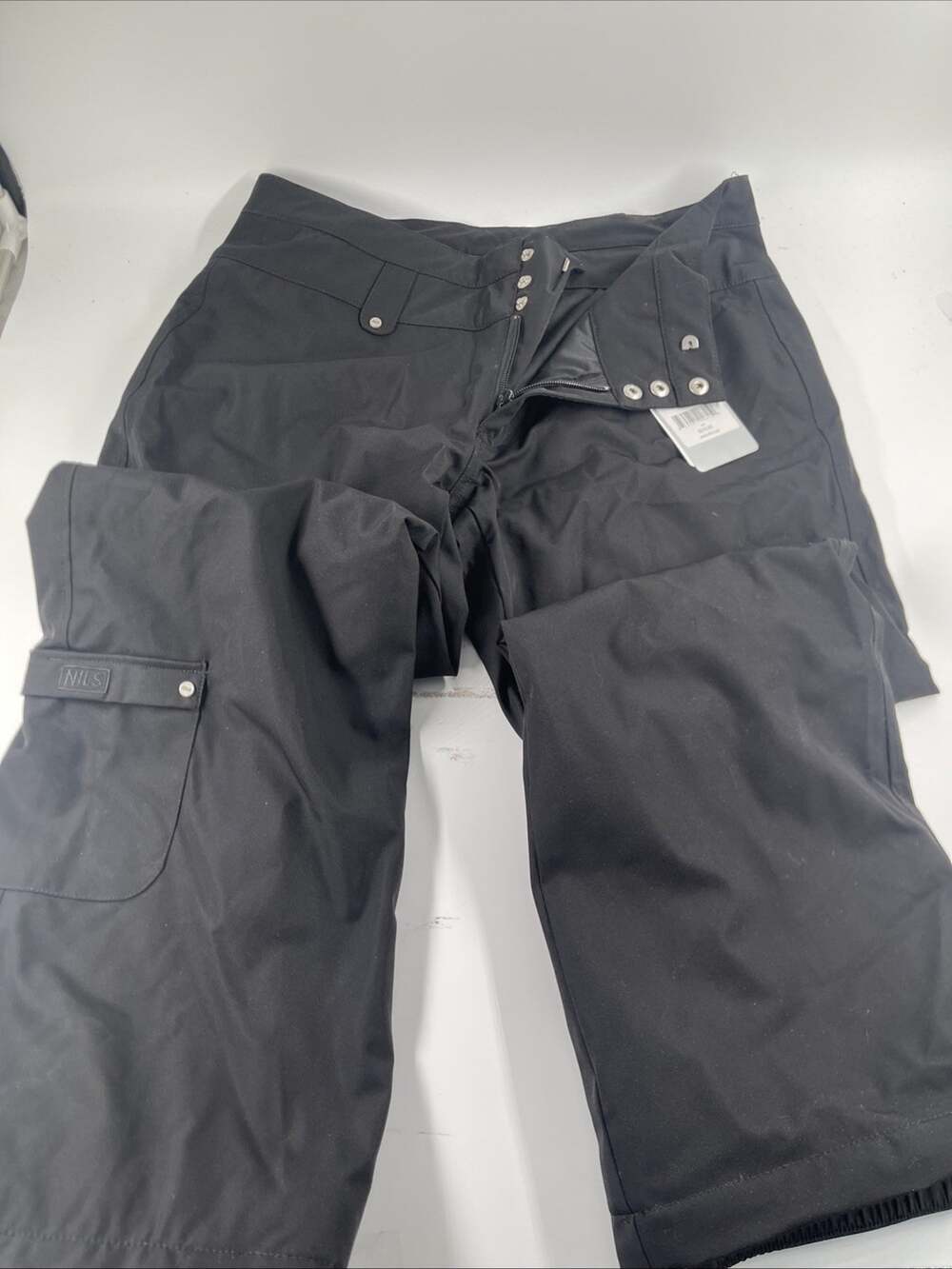 NILS Annalise Black Insulated Stretch Ski Pants Sz 12 Short NWT